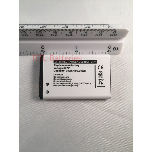 Babies R Us Replacement battery for Perfect View Baby Monitor High Capacity 1927009 1927012 3927006 by RTL Batteries