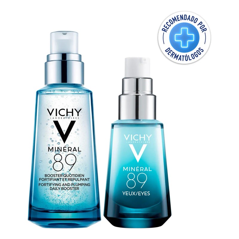 Kit Vichy Hidratación Sérum Minéral 89 + Contorno De Ojos