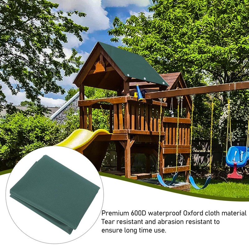 Swing Set Shade, 600D Waterproof Oxford Cloth PVC Coating Sun
