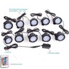 SHOYO Underwater Pond Lights, Colored Spotlight for Yard, IP68 Waterproof
