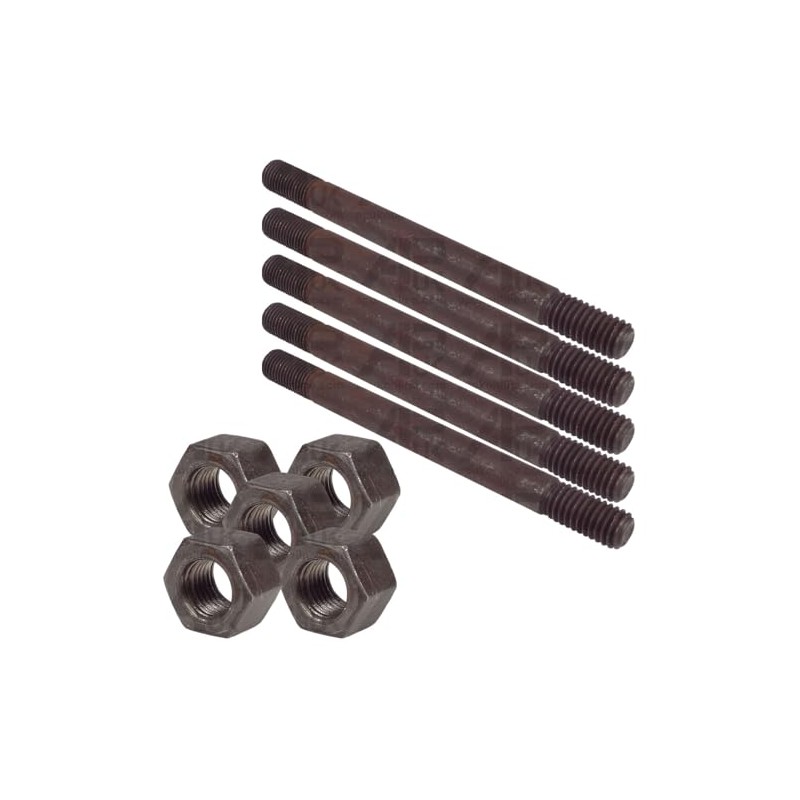 APUK 5x Cylinder Head Stud & Nut 7/16 UNF UNC