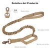 Collar para Perro Táctico Resistente y Ajustable con Correa Táctica