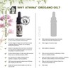 Athina Vegan Organic Oregano Oil 60 Capsules. Each Capsule Contains
