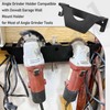 3 Pcs 2 Bay Angle Grinder Rack/Stand with Cord Hanger/Garage