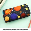 Space Student Canvas Pencil Pen Case Stationary Fall Make Up
