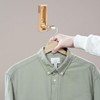 BOXOB 2 Pcs Foldable Gold Wall Hooks, Heavy Duty Brushed