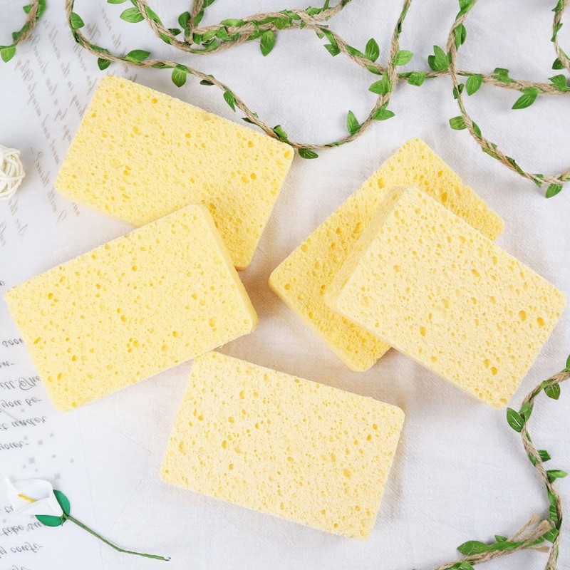 CMBBZZY Kitchen Sponges Washing Up,Dishwash Cleaning Pads for Dish, Dual-Sided