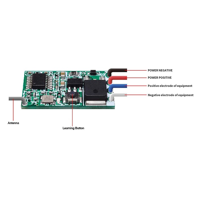 QIACHIP 433MHz RF Wireless Remote Control Relay Switch Module Radio