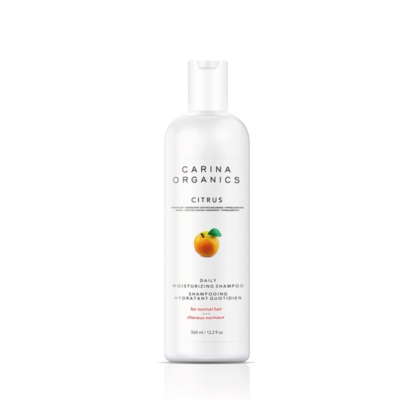Carina Organics Citrus Daily Moisturizing Shampoo, 360 ml
