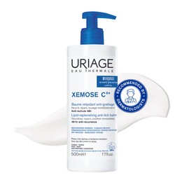 Uriage Xemose C8+ Anti-Itching Balm 500 ml - Nourishes, Repairs, Soothes - Very Dry, Atopic Skin - 8 Biomimetic Ceramides & 10% Shea Butter - Face & Body - Fragrance-Free