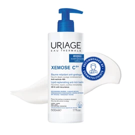 Uriage Xemose C8+ Anti-Itching Balm 500 ml - Nourishes, Repairs, Soothes - Very Dry, Atopic Skin - 8 Biomimetic Ceramides & 10% Shea Butter - Face & Body - Fragrance-Free