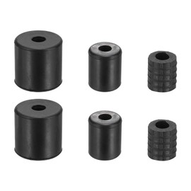 PATIKIL Rubber Sleeves for Pipe Water Stopper 1/2"/3/4"/1", 2 Set Water Stop Needle Expansion Rubber Grommet Replacement for Emergency Plugging Repair