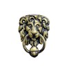 Hardware Solutions - Lion Head Door Knocker - Antique Brass