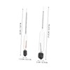 Alipis 2 Sets Glass Milk Lactometer and Sugar Hydrometer Measuring