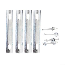 E-Bike Basket Rear Basket Adapter for Mountain Bikes E-Bikes Scooter Folding Bike Scooter Basket Part (Silver)