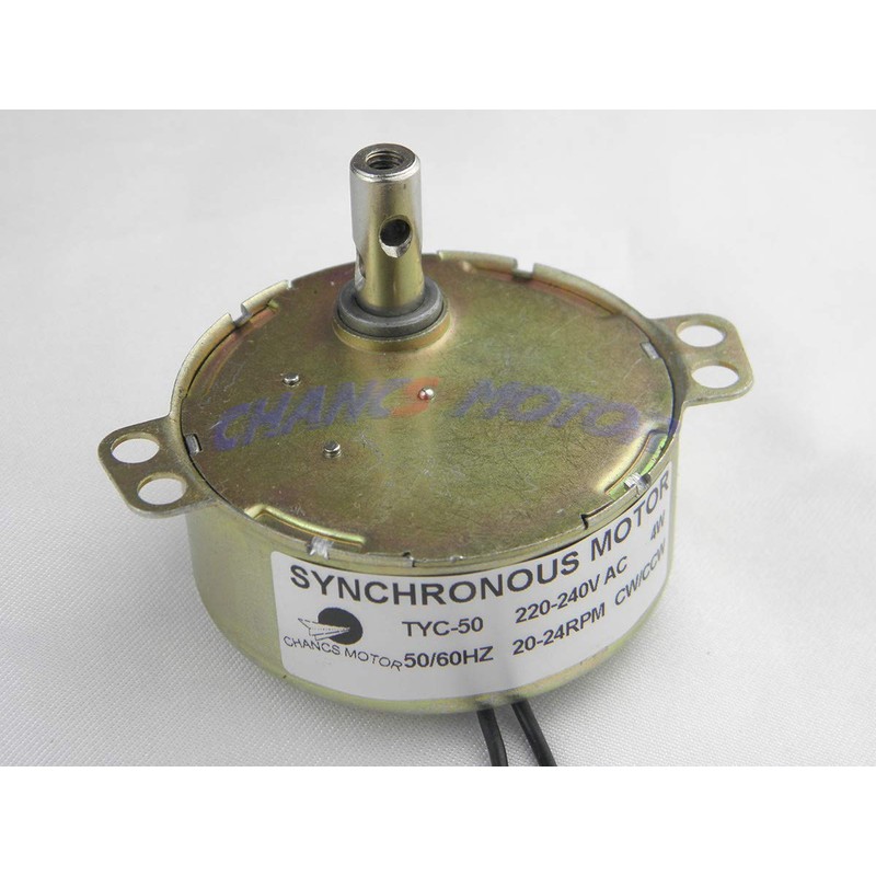 CHANCS TYC-50 Synchronous Motor AC 220V 20-24RPM CW/CCW 4W Power