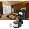 Clearhill 12V PIR Motion Detecto Sensor Switch,Wall Mounted,180° Detection Range,Waterproof,Automatic