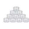 10 pots Transparent 5 ml for Make Up and Nail Art