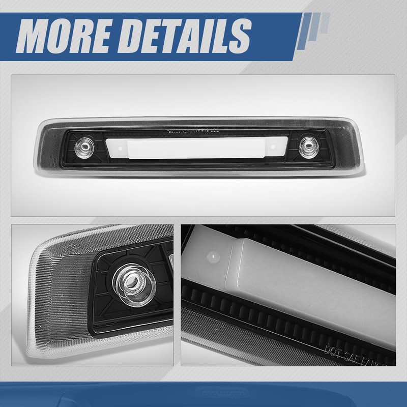 Auto Dynasty 3D LED Bar Black Housing 3rd Third Rear