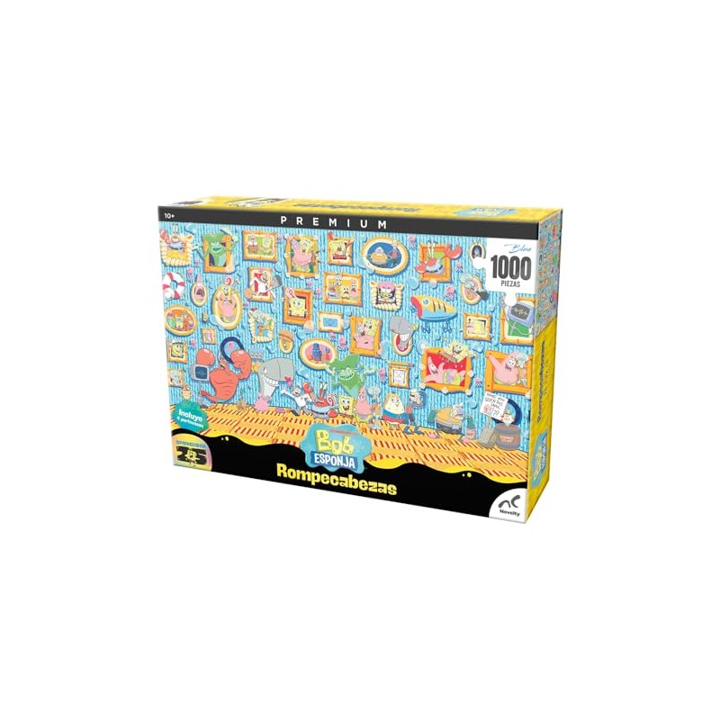 Rompecabezas Coleccionable Premium Bob Esponja 1000 Pzs