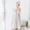 3pcs Women Bath Body Wrap Set Towel Bathrobe Hair Drying