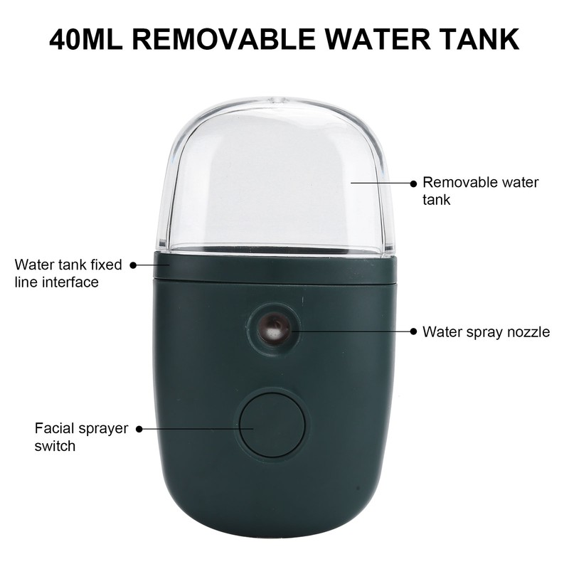 USB Charging Portable Face Moisturizing Spray Handheld Nano Mist Sprayer