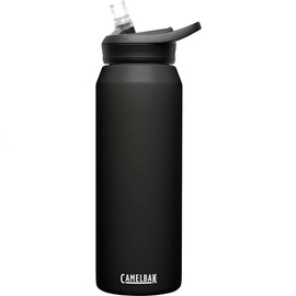 CamelBak Eddy+ Insulated Stainless Steel Bite Valve Straw Water Bottle Black, 32oz