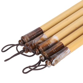 Pissente 5 Pieces Wooden Diving Pen, Wooden Diving Pen, Handmade Comic Calligraphy Pens, Artistic Calligraphy Fountain Pens, Dipped in Water, Retro Bamboo Pen Set (1)