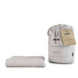 Panda Bamboo Mattress Protector (Small Double: 190 cm x 120 cm x 32 cm)