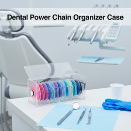CroBlissful Acrylic Orthodontic Power Chain Organizer, Dental Chain Storage