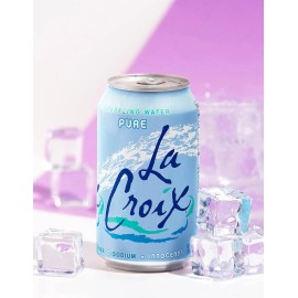 LaCroix Sparkling Water Pure – 12oz Cans, 12 Pack, Zero Calories