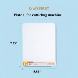 CraftFIRST Cutting Plate C Replacement Adaptor Clear 5.87 x 7.75"