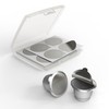 Tiplot Aluminum Lids for Reusable Nespresso OriginalLines Capsules 200pcs,Self Adhesive
