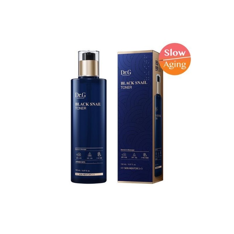 [Slow Aging/Nutritional Elasticity] Dr.G Black Snail Toner 150ml / 닥터지