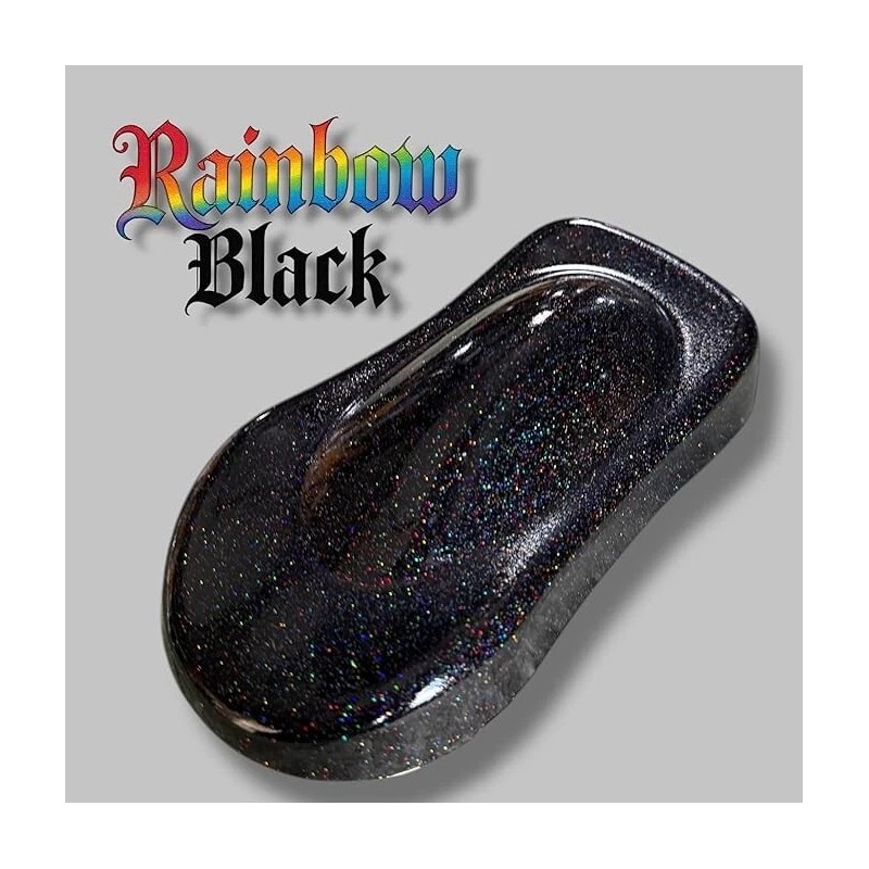 LiME LiNE Black Rainbow Metal Flake Ready to Spray Automotive