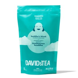DAVIDsTEA Buddha's Blend White Tea, medium caffeine, 65 tea bags