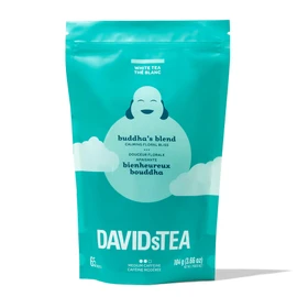 DAVIDsTEA Buddha's Blend White Tea, medium caffeine, 65 tea bags