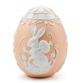 MACKENZIE-CHILDS Cameo Egg, Spring and Easter Rabbit Decor, Small