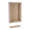 Noble Preformed Rectangular Shower Niche #314 12x20 with Adjustable Shelf