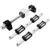 [3 Pack] 2Pcs HGR15/HGH15 500mm Linear Sliding Rail Guide with