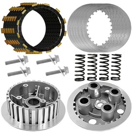 BIGLKNM Boulevard M50 Clutch Kit & Clutch Center Inner Hub & Outer Pressure Plate Fit for Boulevard M50 C50 S50 C50T Intruder Volusia 800 VL800 with Heavy Duty Springs Bolt Kit OEM#09116-06203