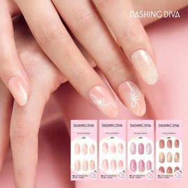Diva Ribbon Shape Nails (4 types) / 디바 리본 쉐잎 네일 4종