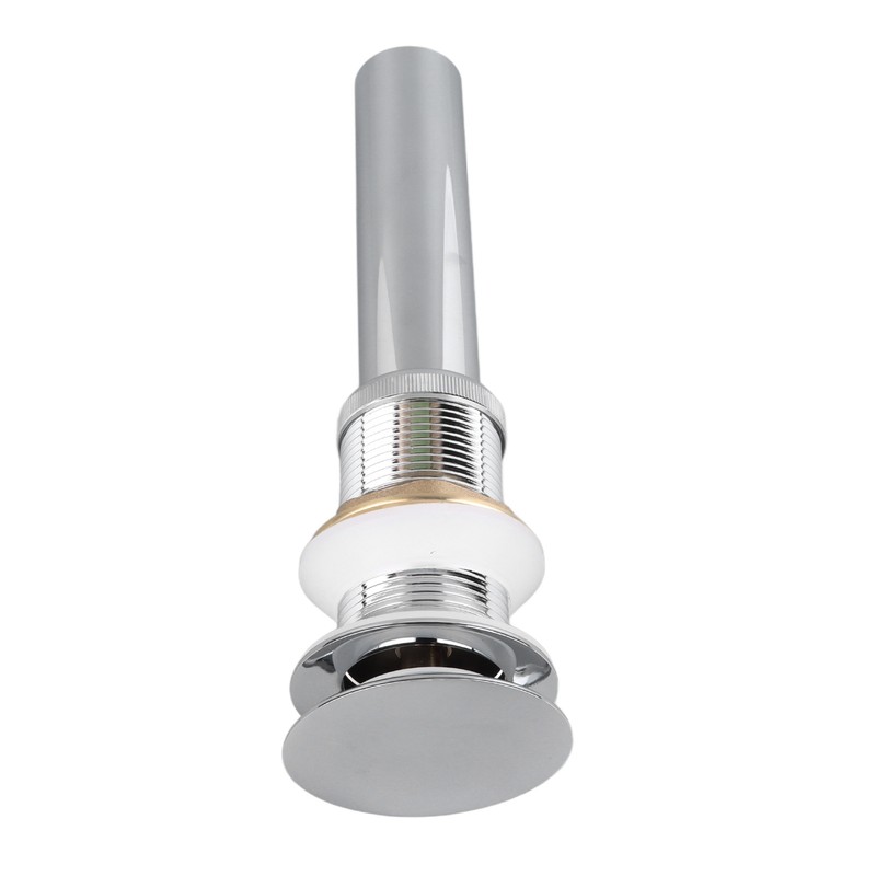 Bathroom Pop Up Drain Control Water Flow Copper Chrome Plating