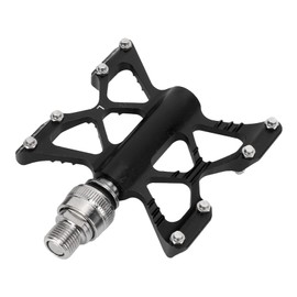 RiToEasysports Bicycle Quick Release 1 Pair LP Litepro K5 Aluminum Alloy Bicycle Bearing Pedals for Road Bike Folding Bikes (Black (Boxed)