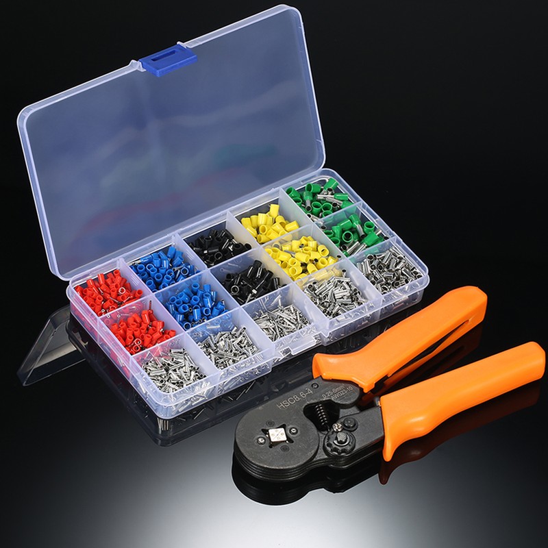 Self Adjustable Professional Cable Wire Crimper Crimping Pliers Tool Ferrule