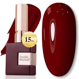 Double Rhythm- Esmalte de uñas en gel de 15 ml, puro y transparente, mismo color, mismo frasco, esmalte en gel para manicura artística, salón de...   