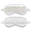 TRIXES Bride Sleep Mask, Rhinestones and Faux Pearls, Bride to