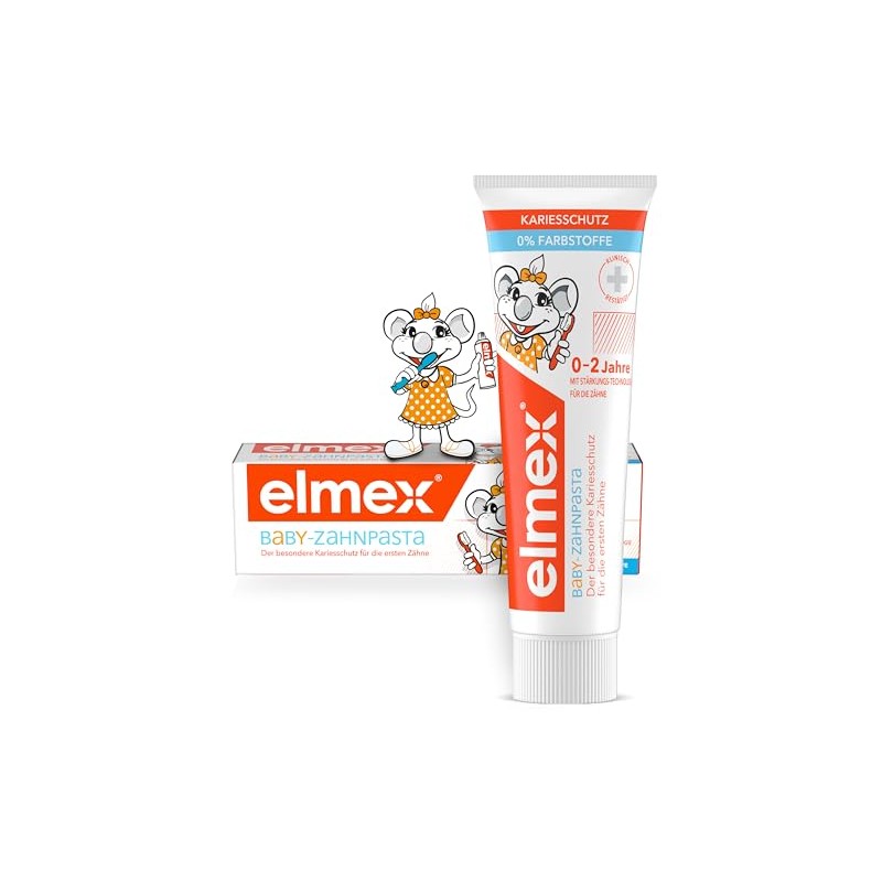 elmex Baby Toothpaste 0-2 Years 1000 ppm Toothpaste