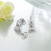 French Bulldog Earrings 925 Sterling Silver Cute Dog Stud Earrings