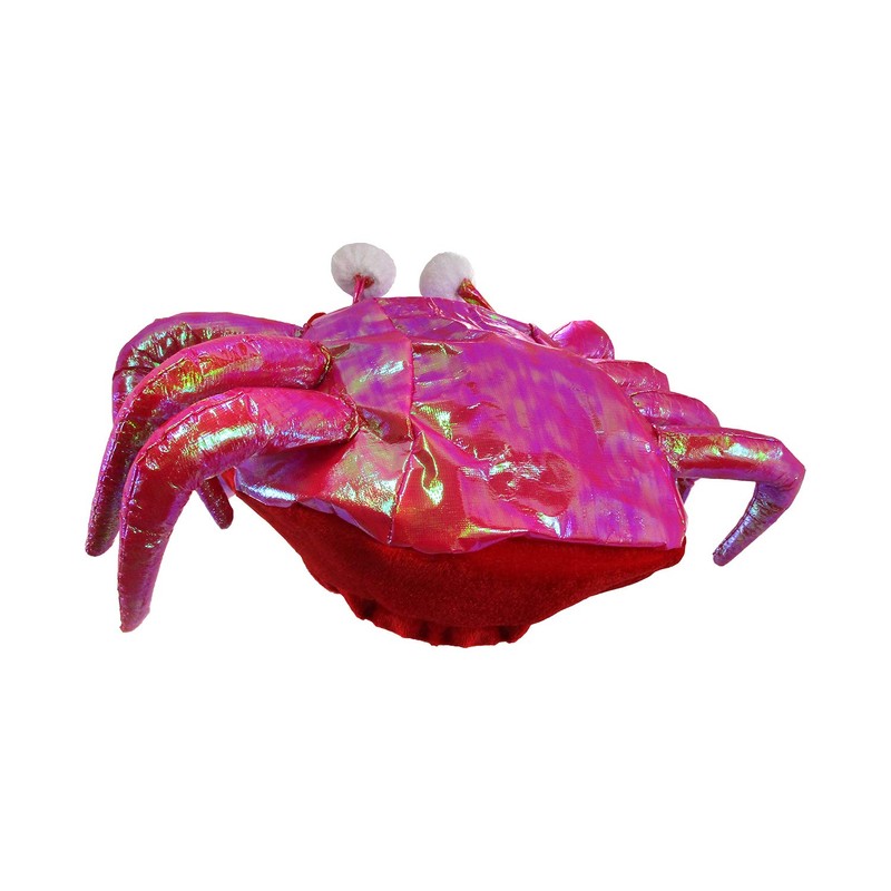 Nicky Bigs Novelties Adult 3D Iridescent Crab Hat - Mardi